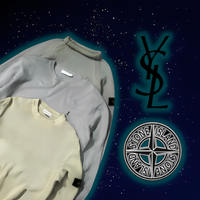 Prov de Sweater de YSL y Stone Island